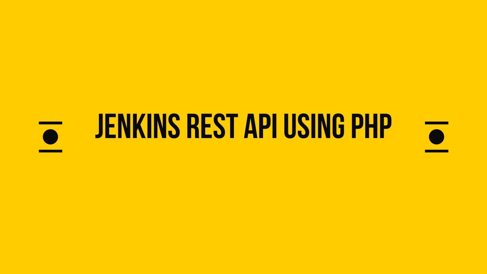 Jenkins API Using PHP