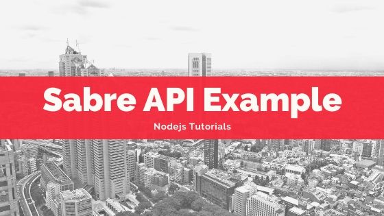 Sabre API Example